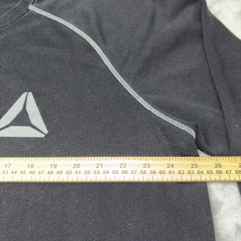 Men's Reebok Cruise Control‎ Crew Pullover  in Black 2XL